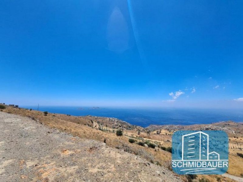 Saktouria Kreta: Grundstück mit Meerblick zum Verkauf in Saktouria Grundstück kaufen